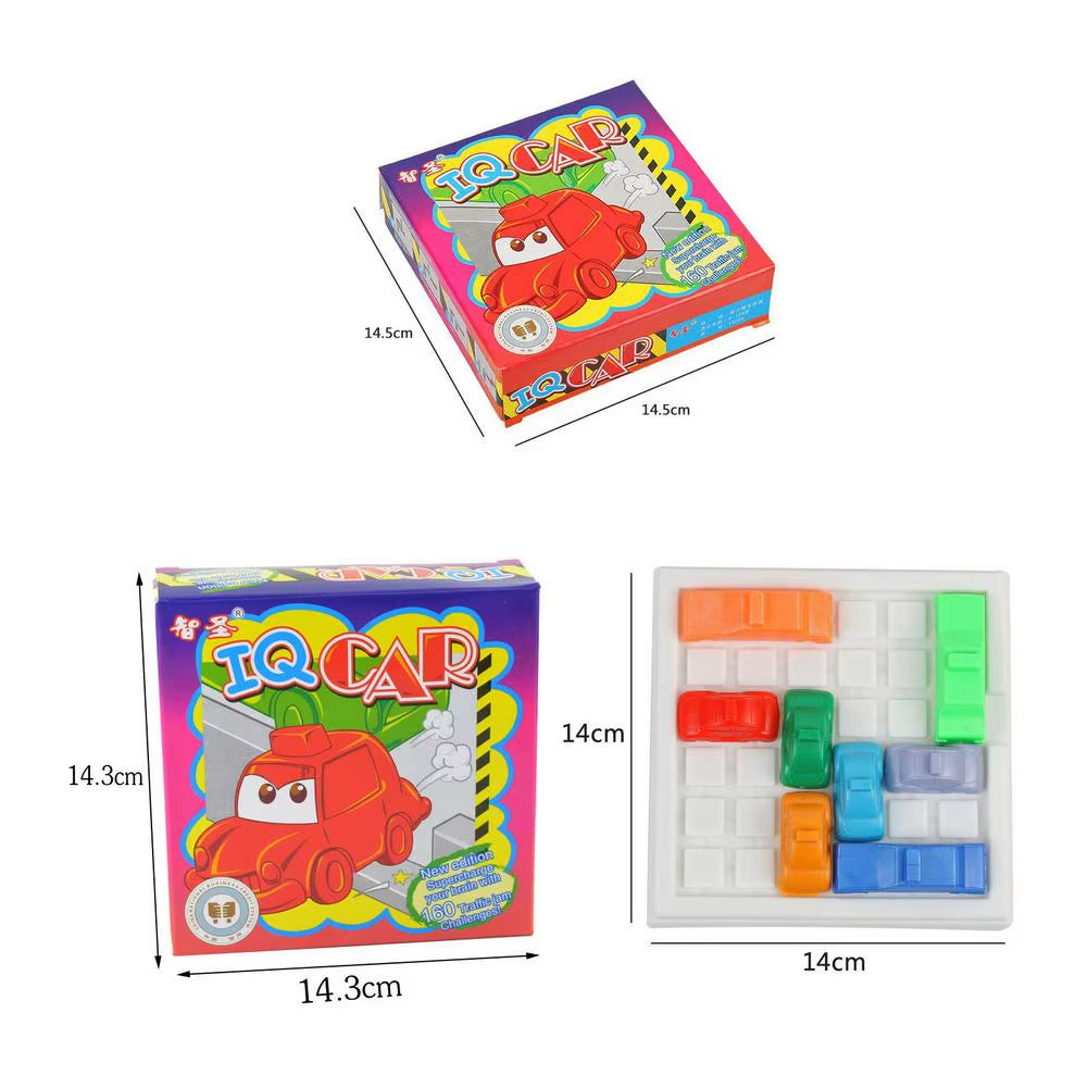 1 Set 3D Puzzles Game Toy Kids Toys Car Model Maze Parking Lot IQ Car Parking Geometric Puzzle Educational Toys